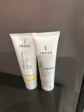 Image Skincare Set - Facial Cleanser and Clear‎ Solar Gel SPF 30